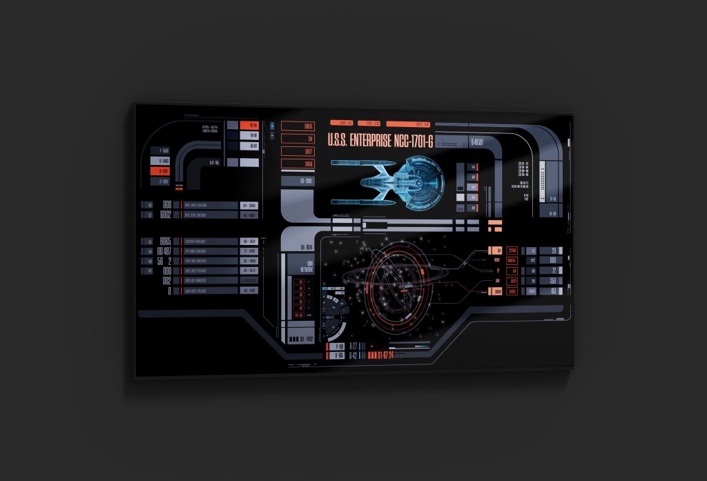 star trek computer display