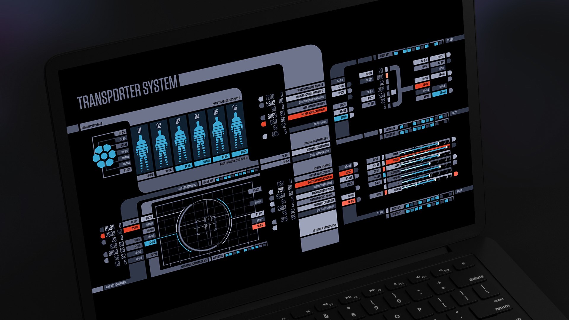 star trek computer display