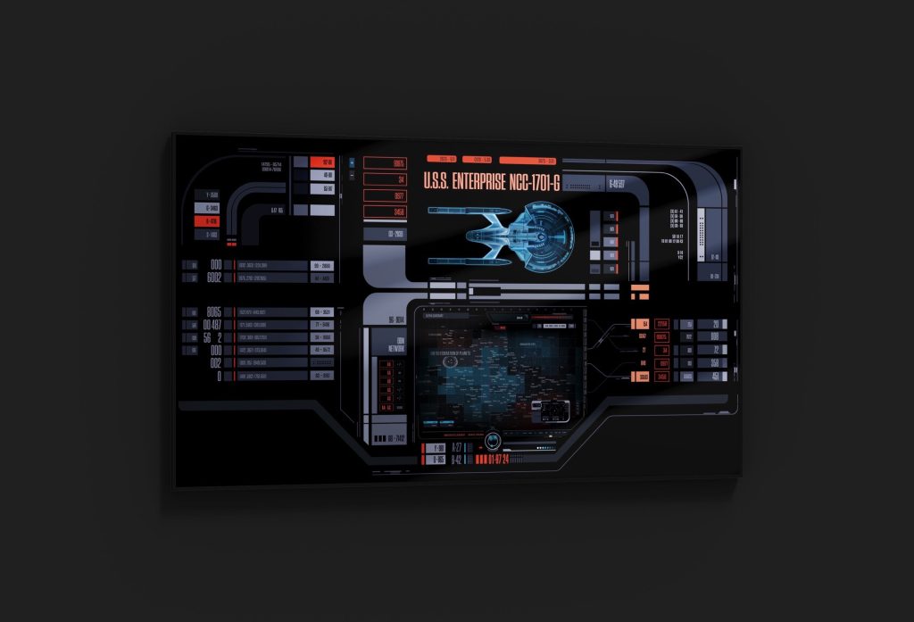 star trek computer display