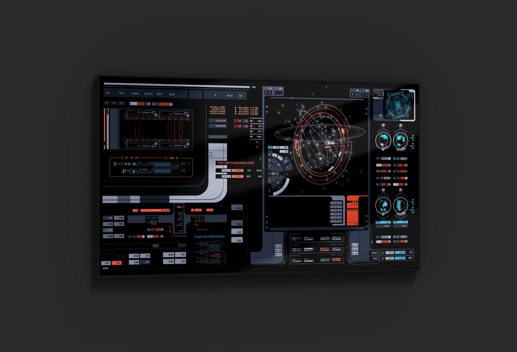 star trek computer display