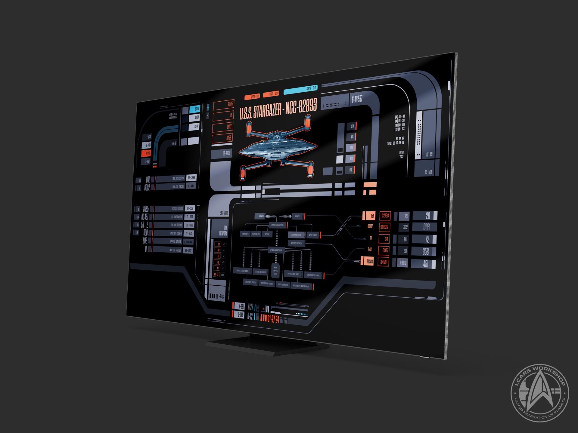 star trek computer display