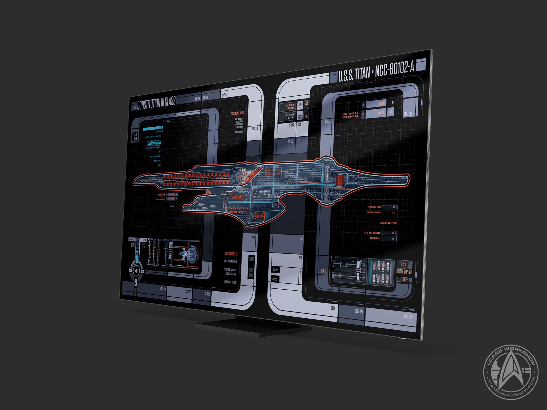 star trek computer display