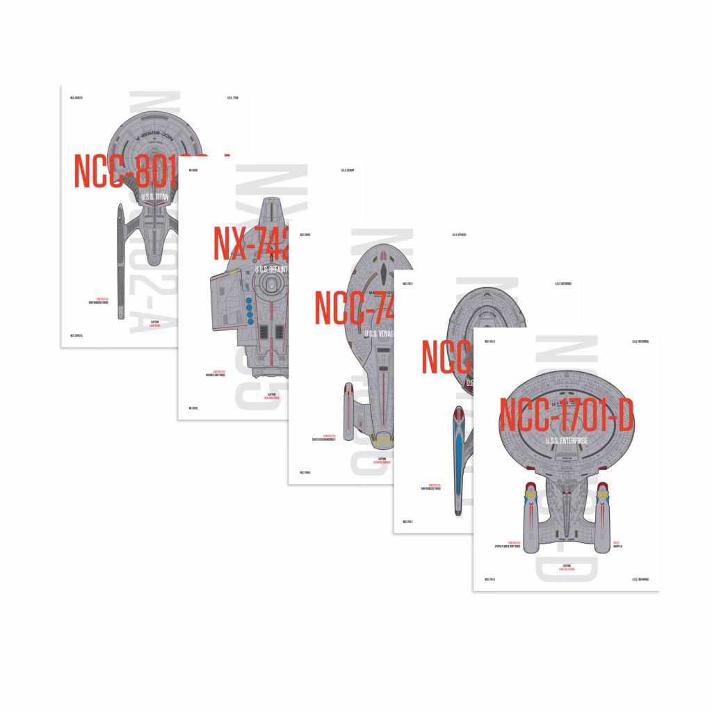 Starship Poster Bundle - 23.3x33.1